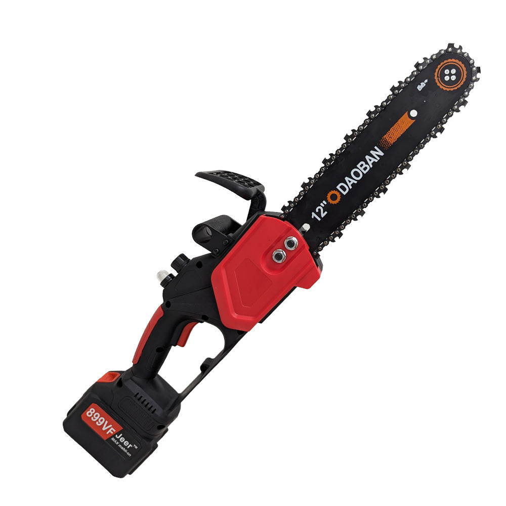 12 Inch  Electric Chain Saw 2 Batteries Woodworking Pruning Chainsaw Main image