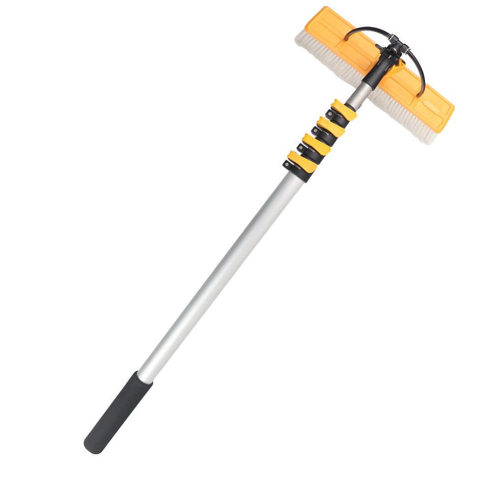 6M Aluminum alloy Telescopic Window Cleaning Pole With Brush Angle Adaptor Hose Main image