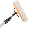 6M Aluminum alloy Telescopic Window Cleaning Pole With Brush Angle Adaptor Hose