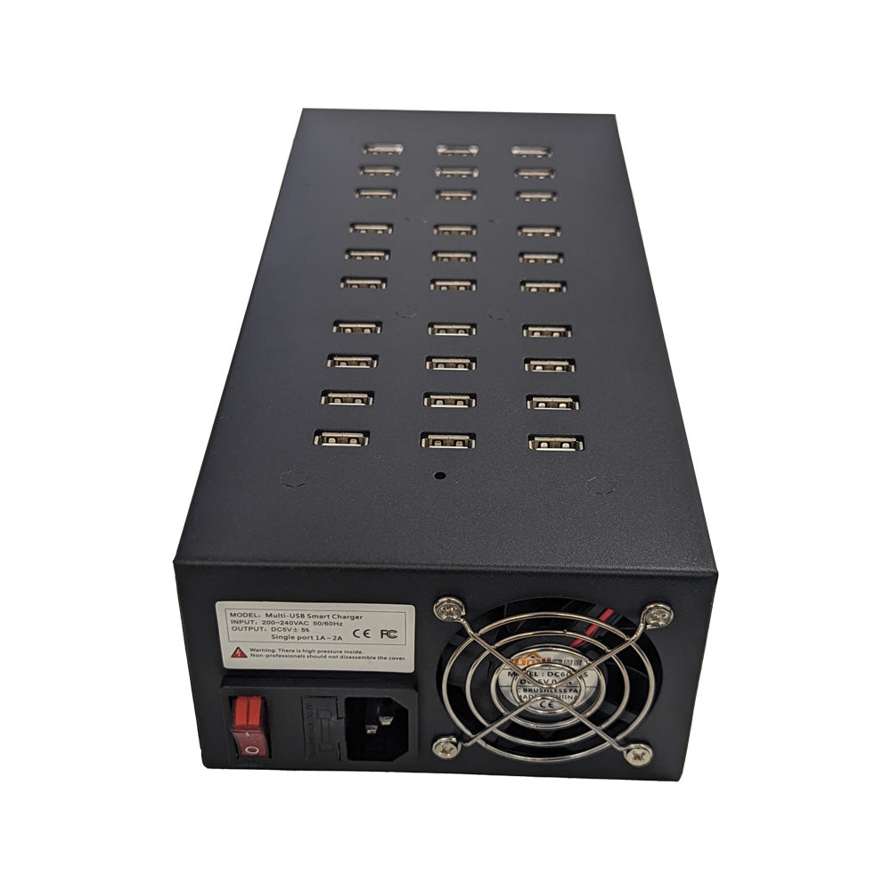 USB Charger 30 Ports HUB 40A 200W Universal Wall Desktop Fast Charging AU plug Main image