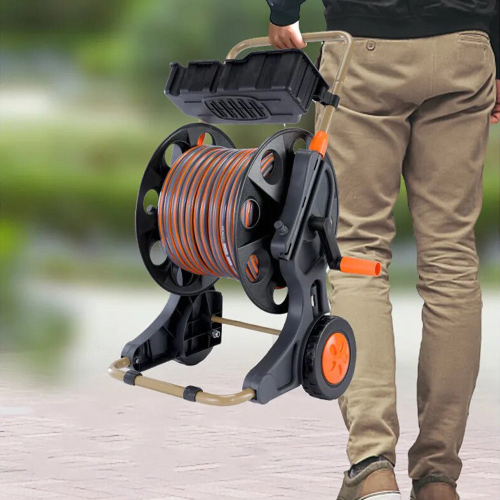 Light Duty Hose Reel Portable Hand-push Water Pipe Cart