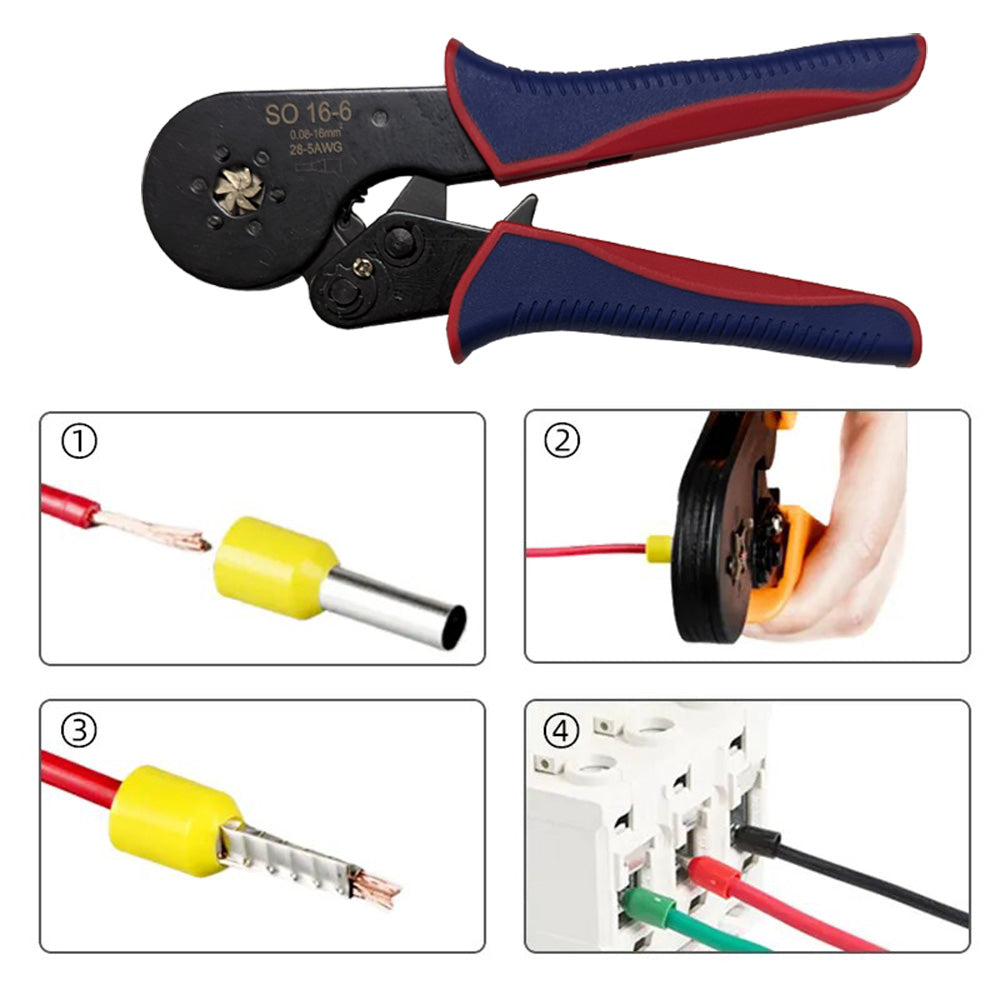 1200pcs Box Tubular Crimp Splices Electrical Wire Ferrules Connectors