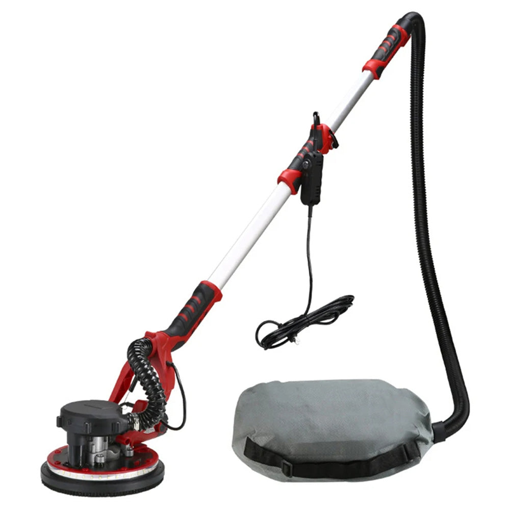 1250W 225mm Self Sucking Dustless Wall Polishing Machine long Rod LED Secondary image
