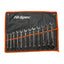 12Pcs 8-19mm Metric Ratchet Spanner Set Professional Ratchet Wrench Tool