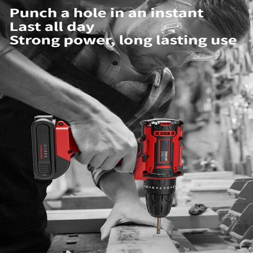 48V Cordless Drill Electric Screwdriver Mini Wireless Power Tools Driver