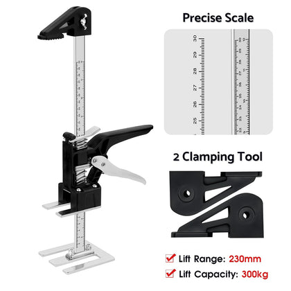 2 Pcs Labor Saving Arm Jack 300KG Furniture High Lifter Adjustable Height