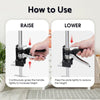 2 Pcs Labor Saving Arm Jack 300KG Furniture High Lifter Adjustable Height