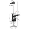 2 Pcs Labor Saving Arm Jack 300KG Furniture High Lifter Adjustable Height