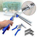 Poultry Cage Plier Fencing Gun Fastener Stapler M Wire Ringer 600 Clips
