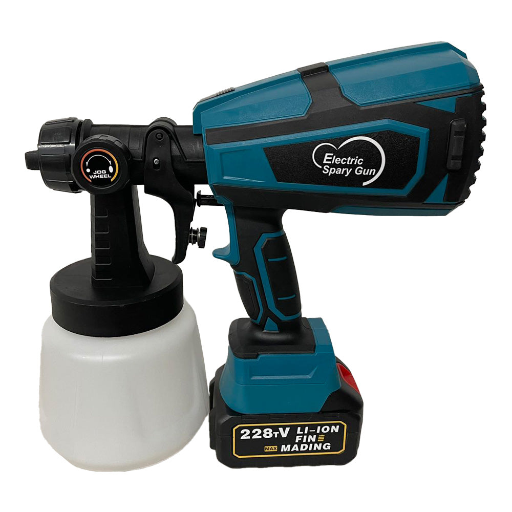 1000ML Electric Spray Gun Cordless Paint Sprayer  Airbrush 5 Nozzle 2 Battery Secondary image