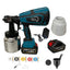 1000ML Electric Spray Gun Cordless Paint Sprayer  Airbrush 5 Nozzle 2 Battery