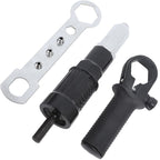 Electric Rivet Gun Adapter Kit Cordless Drill Nut Riveter Insert Wrench Kit