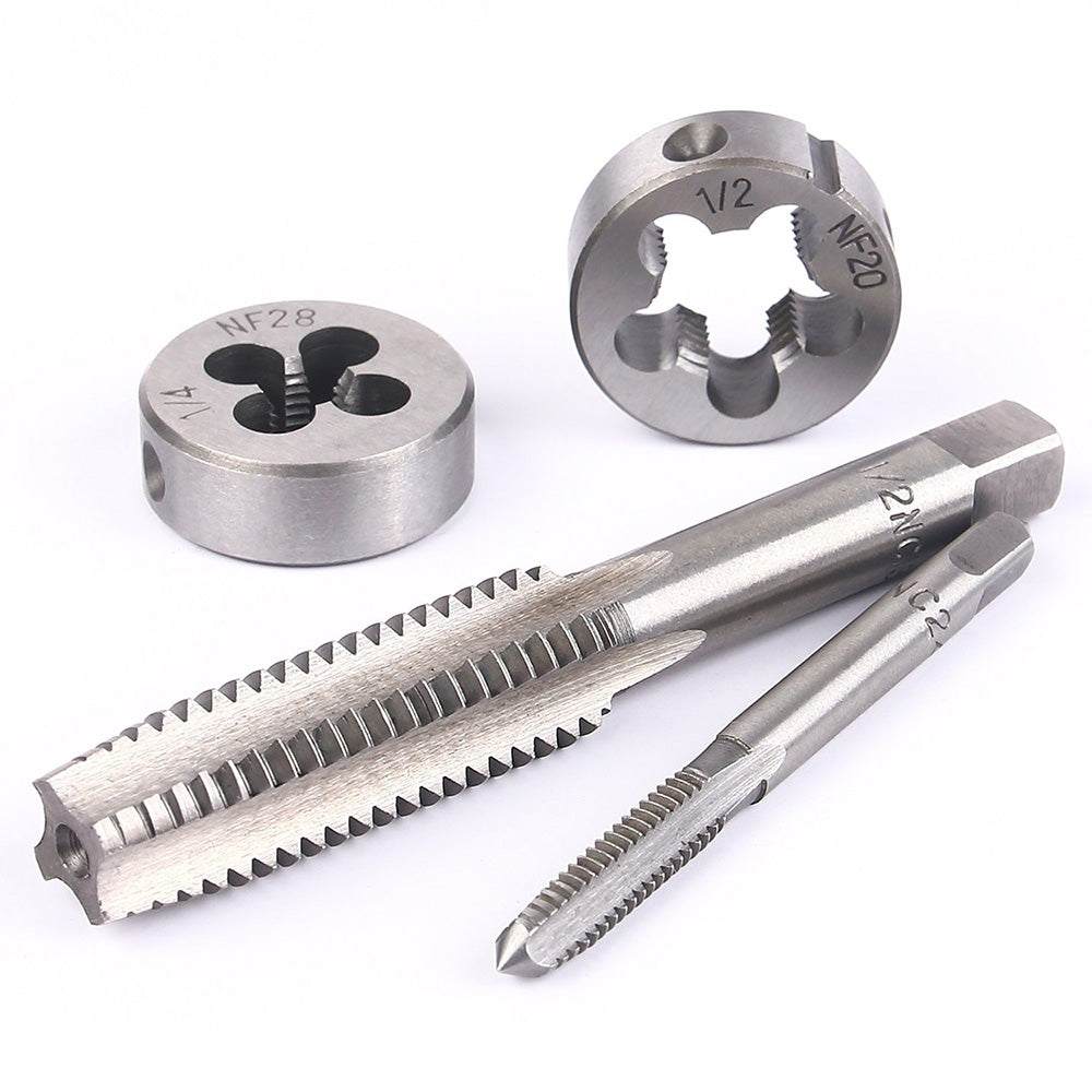 60 Pcs Master Tap and Die Set SAE Metric Threading Rethreading Tool Kit