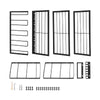 4 Layer Power Tool Organizer Wall Mounted Metal Storage Rack
