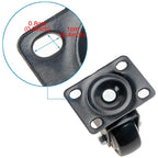 4 pcs 2" Heavy Duty Swivel Castor Wheels Trolley Furniture Caster Without Brake