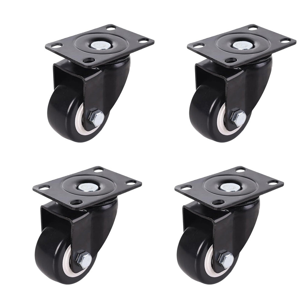 4 pcs 2" Heavy Duty Swivel Castor Wheels Trolley Furniture Caster Without Brake Main image