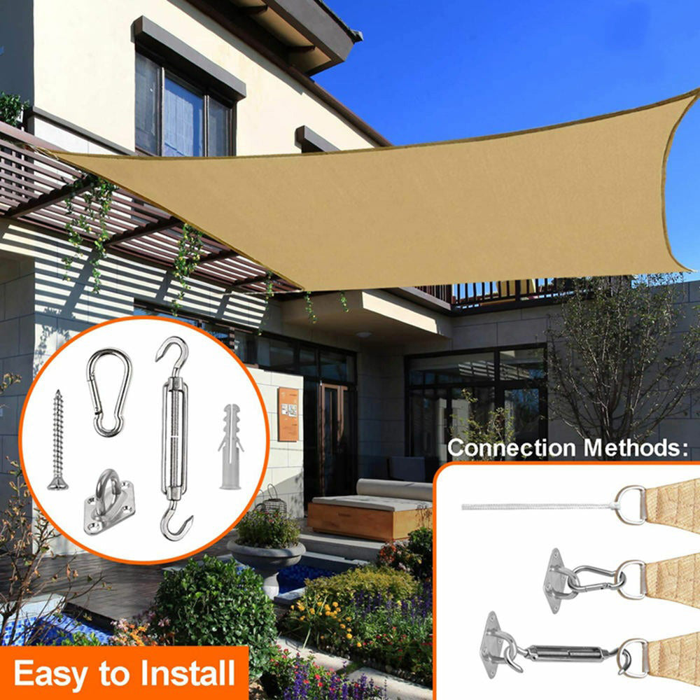 80 pcs Stainless Steel Sun Shade Sail Accessory Wall Mounting Hardware Kit