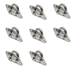 84 pcs Stainless Steel Sun Shade Sail Accessory Wall Mounting Hardware Kit