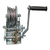3000LBS self-locking Hand Winch  5mm x10m Steel Cable for Boat Trailer Truck