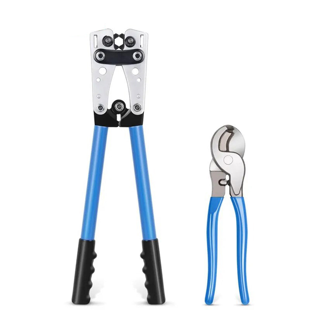 HX-50B 2x Heavy Duty crimping crimper hand ratchet terminal crimp pliers Main image
