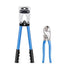 HX-50B 2x Heavy Duty crimping crimper hand ratchet terminal crimp pliers
