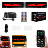 LED Automobile Display 1 Drag 2 LED Automobile Flexible Display 96*16 Pixels
