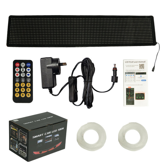 LED Flexible Screen Scrolling Advertising 192*16 Pixels 176*19.2cm AU plug