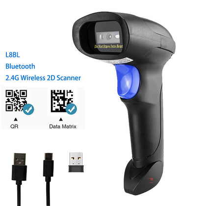 NETUM L8BL 2D 2.4G Wireless Bluetooth Handheld Auto Barcode Scanner