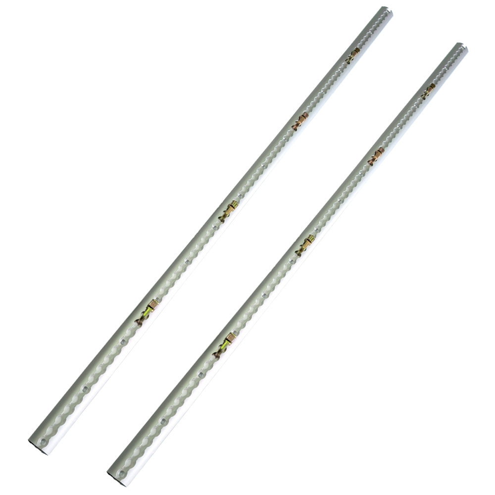 2Pcs 1.8M Sloped Edges Anchor Track 8 pcs Double Stud Fittings Secondary image