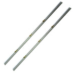 2Pcs 1.5M Sloped Edges Anchor Track 6 pcs Double Stud Fittings