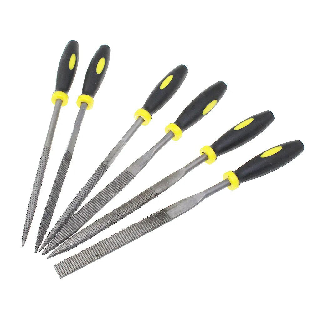 7" 180mm 6pcs Wood Carving Tools Metal File mini Needle Rasp Main image