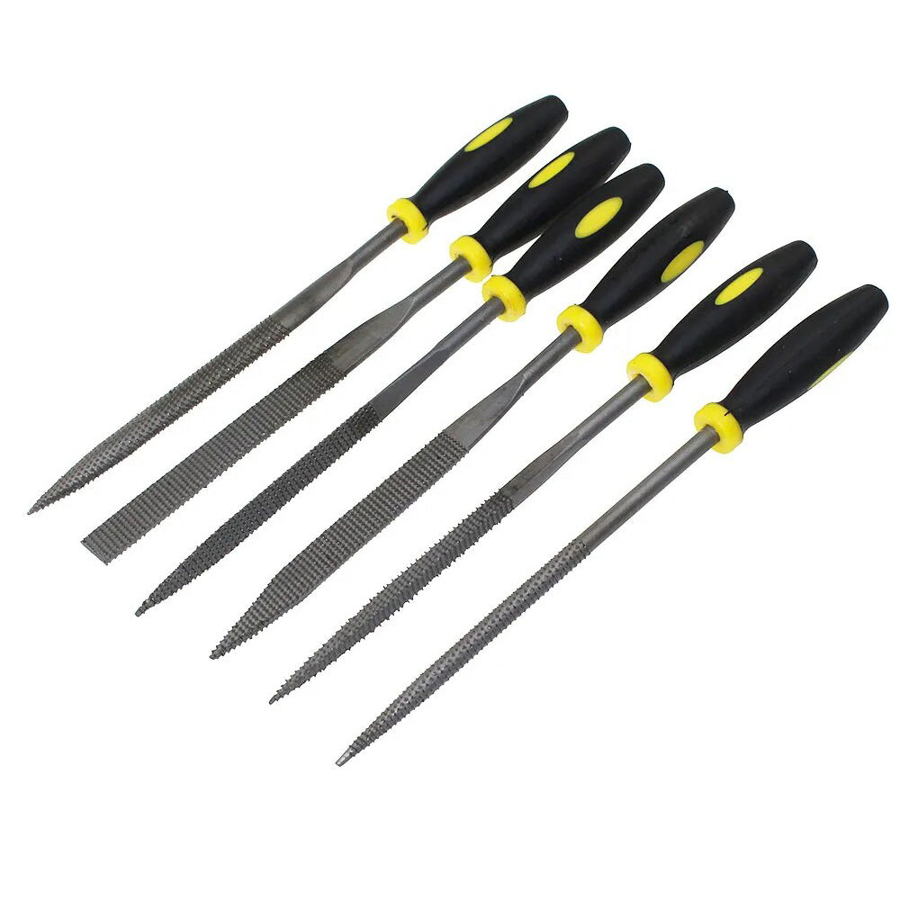 7" 180mm 6pcs Wood Carving Tools Metal File mini Needle Rasp Secondary image