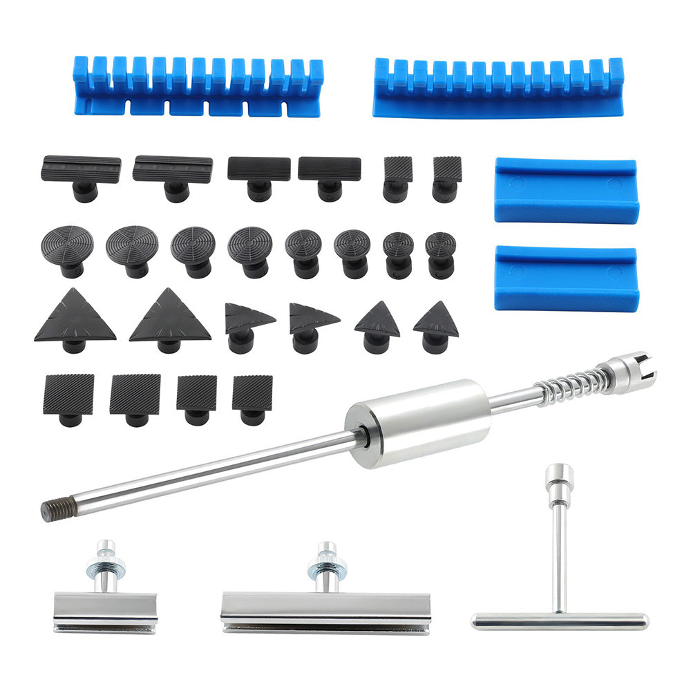 Auto Dent Repair Kit Slide Hammer T-bar Dent Puller with 24 PC Puller Tabs Secondary image