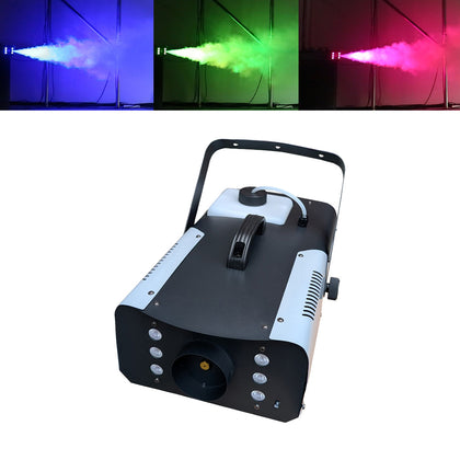 1500W 2.5L Tank Fog Machine 6 RGB LED Light DJ Show with Remote Control