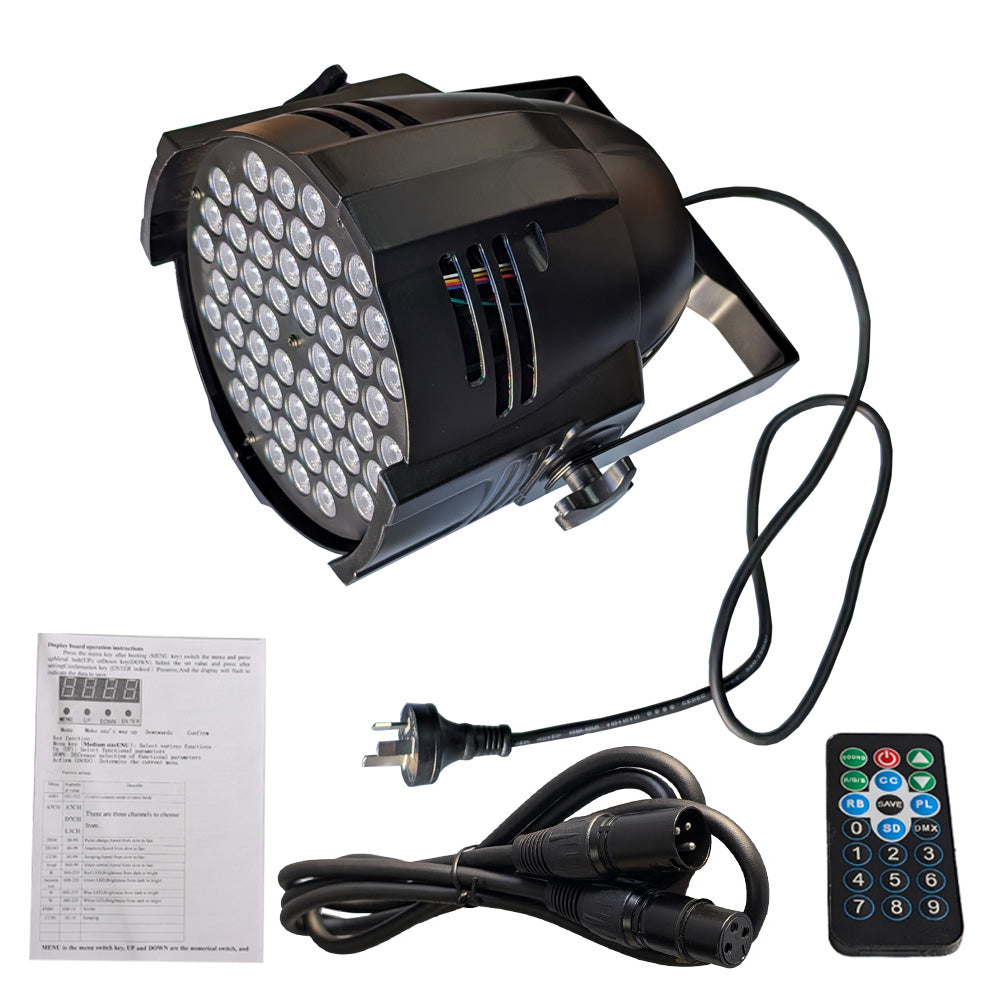 Professional LED Stage Light - RGB 54 x 3W Master-Slave Control Main image