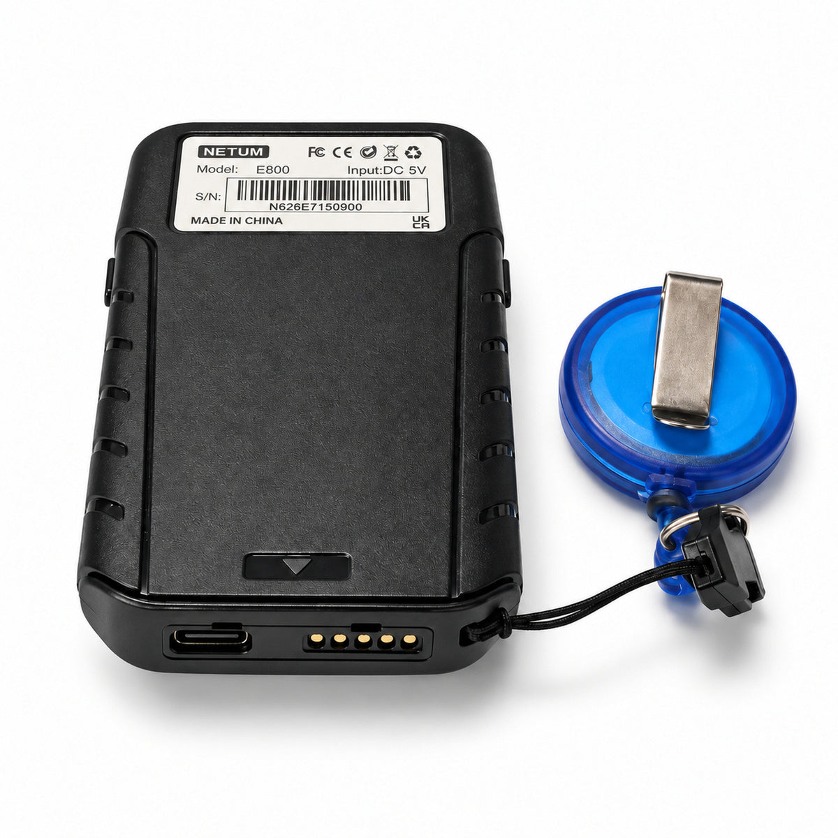 NETUM E800 Bluetooth Barcode Scanner 1D 2D QR Portable Phone Clip USB Receiver