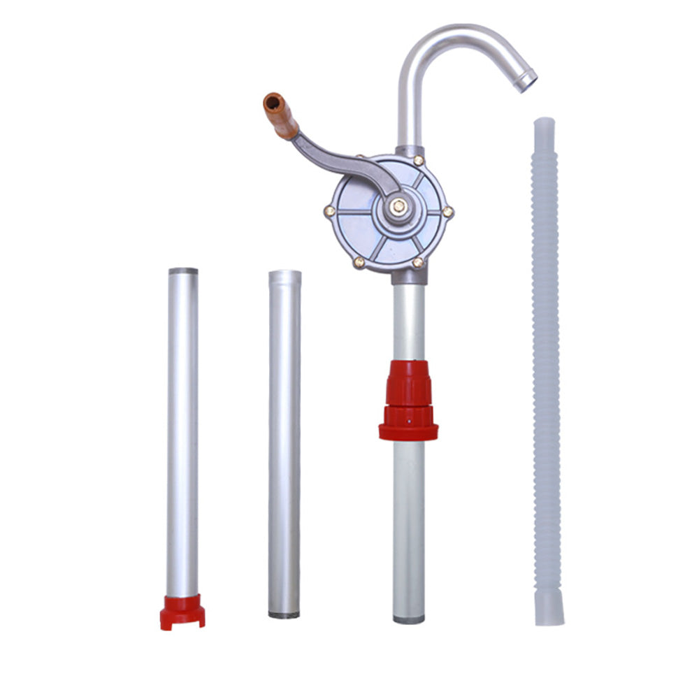 Hand Crank Pump Aluminum Alloy Manual Oil Pump  Inlet 32mm Outlet 25mm Main image