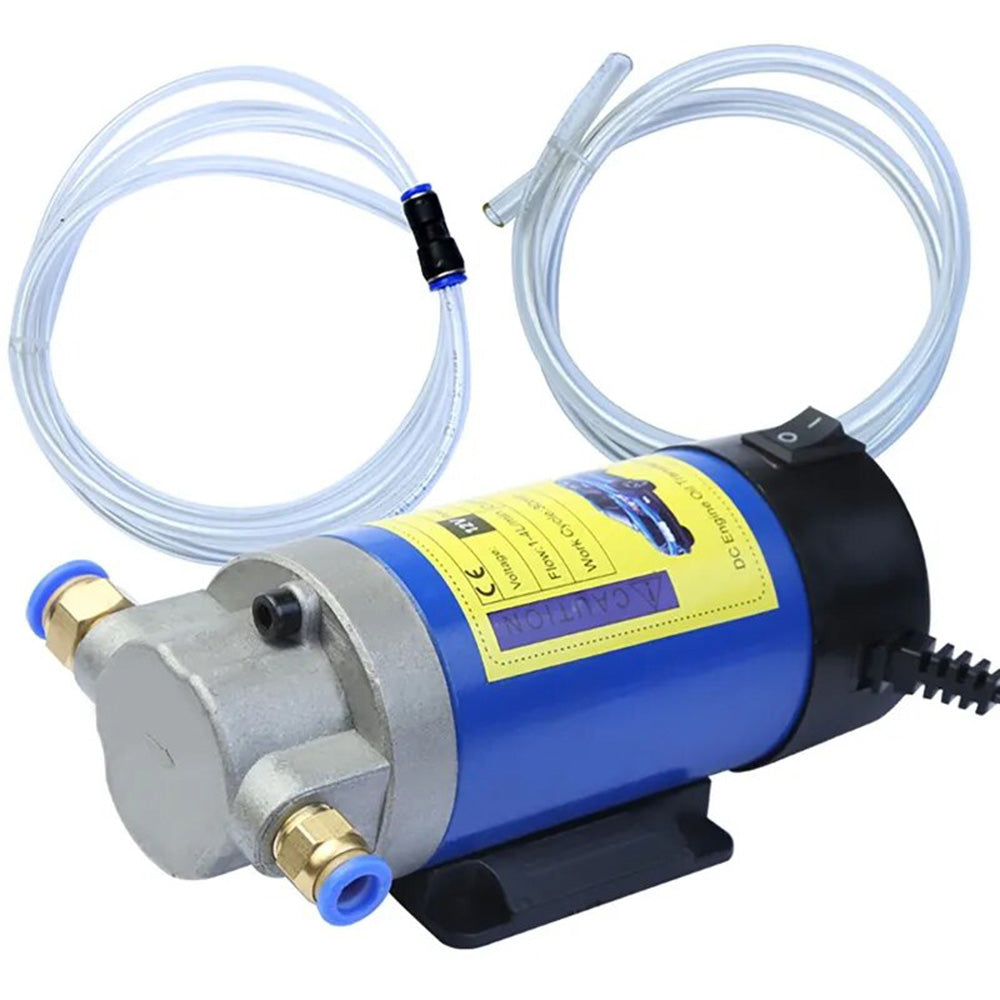 DC 12V Electric Suction Transfer Change Pump Motor Oil Diesel Extractor Pump