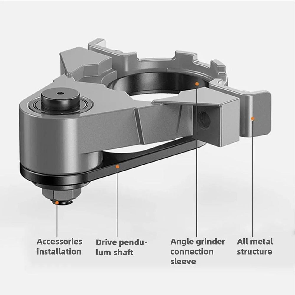 Oscillating Multi Saw Adapter Change Angle Grinder into Trimming Machine