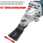 Oscillating Multi Saw Adapter Change Angle Grinder into Trimming Machine