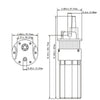 DC12V 6LPM 70m solar-powered submersible electric water pump for agriculture