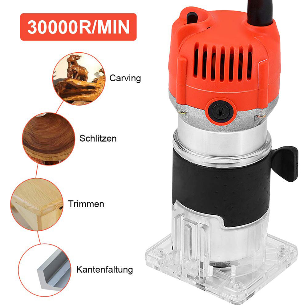 Trimming Machine  Router Tool  Edge Mill Wood Surface Treatment of Curve Cutting Secondary image