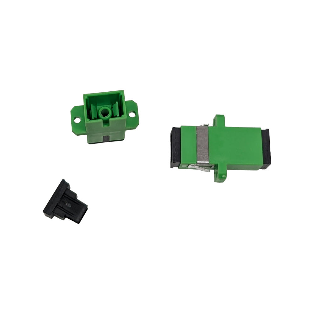 50 PCS SC/APC Single Mode Optical Fiber Connector Flange Head Coupler