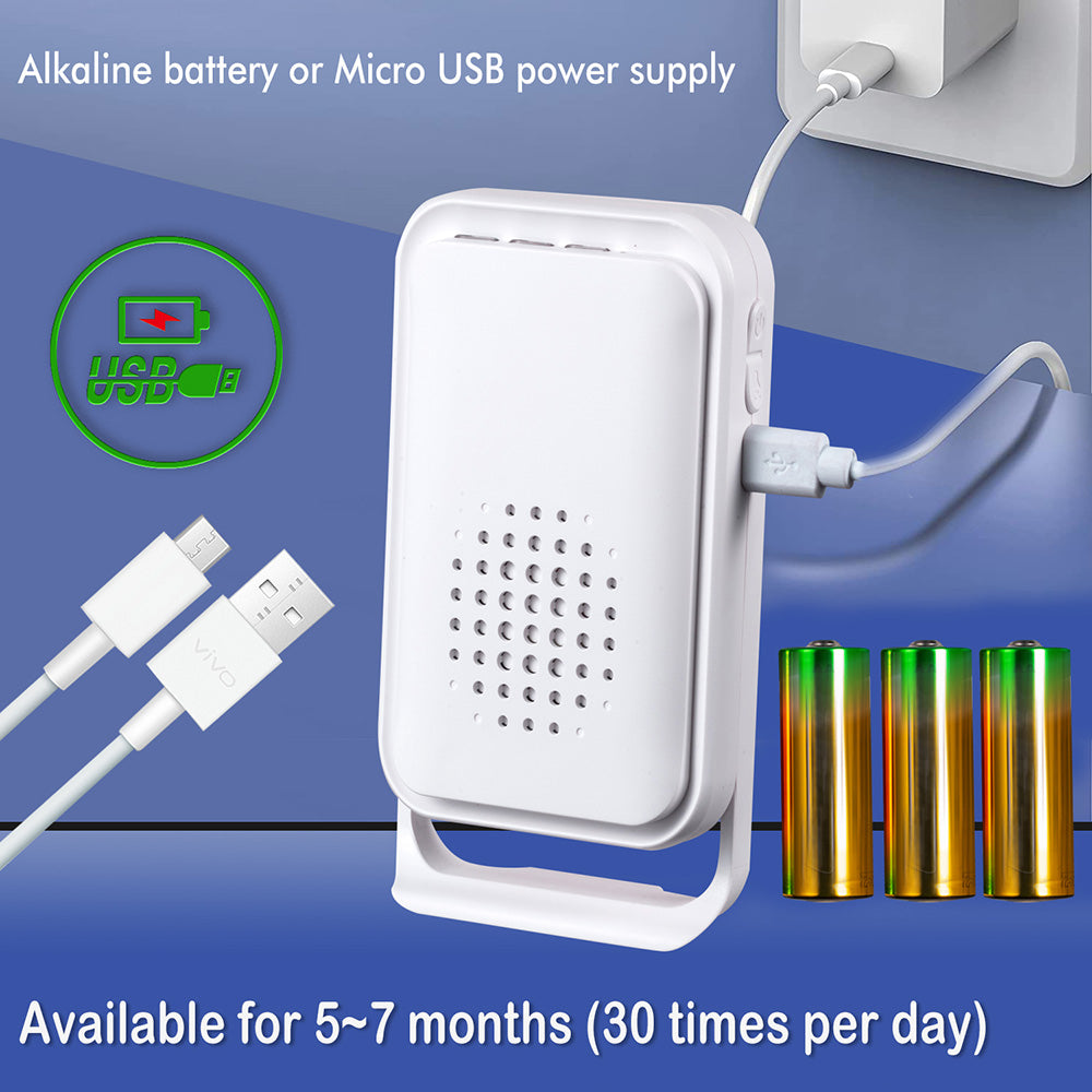 Wireless Motion Sensor Alarm Door Chime for Business 2 Detector & 1 Receiver