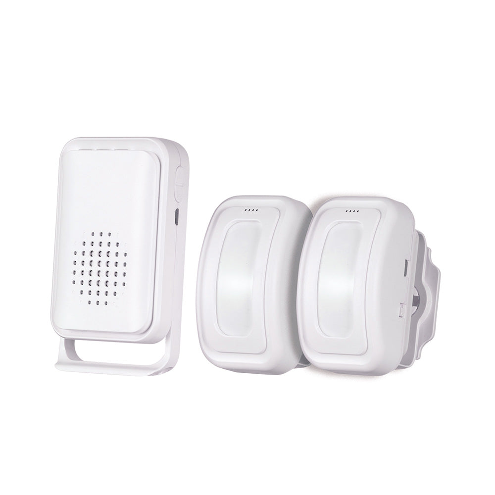 Wireless Motion Sensor Alarm Door Chime for Business 2 Detector & 1 Receiver Main image