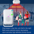 Wireless Motion Sensor Alarm Door Chime for Business 2 Detector & 1 Receiver