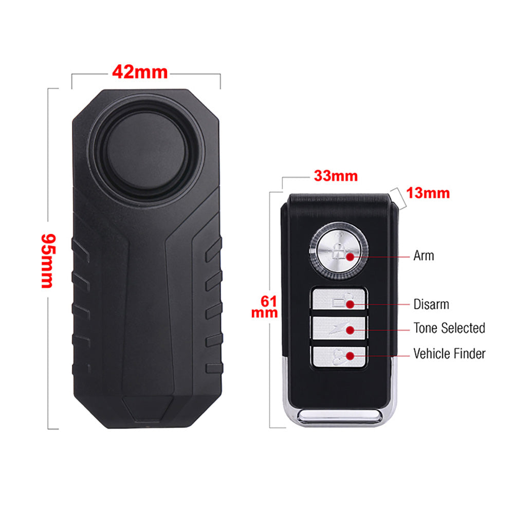 Bicycle Alarm  Anti-Theft for Bike Motorcycle Car Vehicles with Remote Control