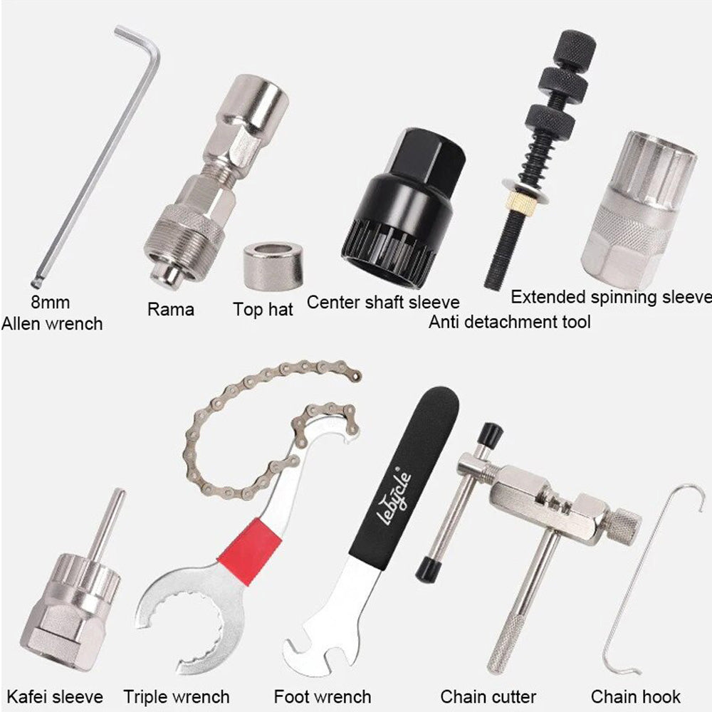 Bicycle Repair Tool Kit Set 28 Pieces Secondary image