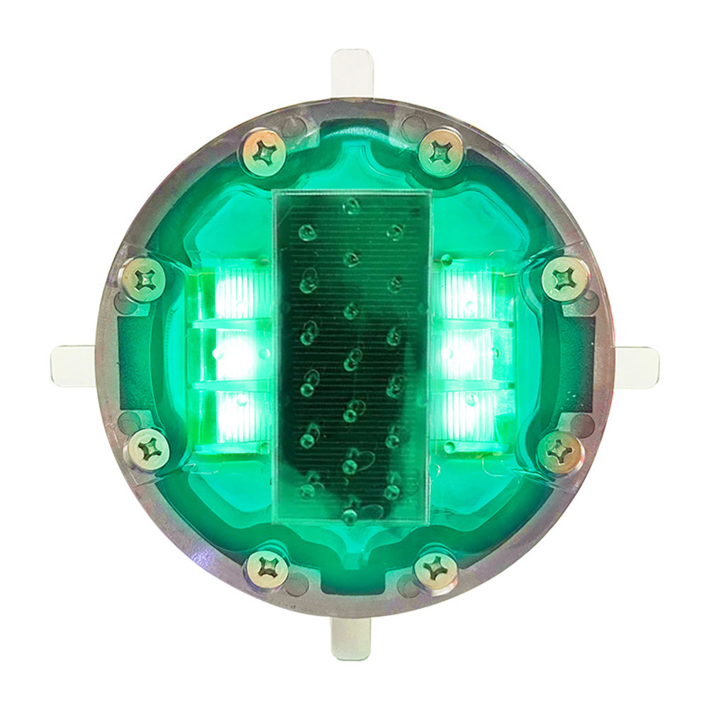 Solar Traffic Light, &nbsp;LED Dock Traffic Lights, Road Signs Warning Light Green Main image