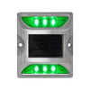 Solar Power Road Reflector Stud Waterproof Outdoor Warning Step Lights Green